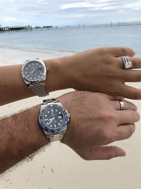 matching rolex couple watches